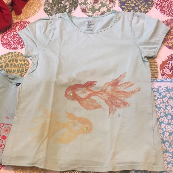 Lot of Three Size 10 Girls Shirts, Gap and Lands’ End - Picture 6 of 7